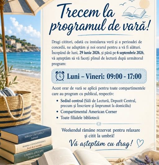 program de vara